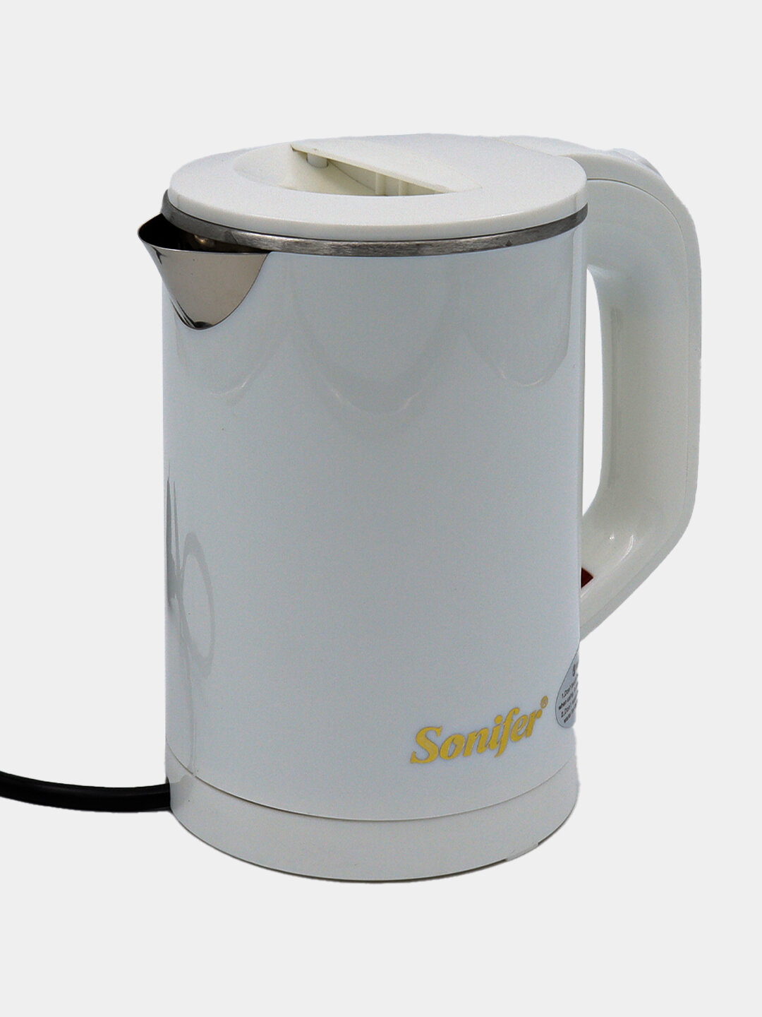 Электрический чайник Sonifer SF2058, 0.6 л, из нержавеющей стали, с автоотключением и защитой от перегрева, 800 Вт