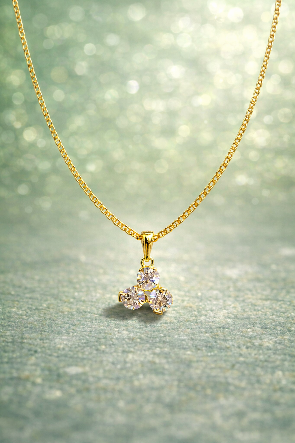 Цепь, 1 шт., длина 40 см, золотистый — фото 1