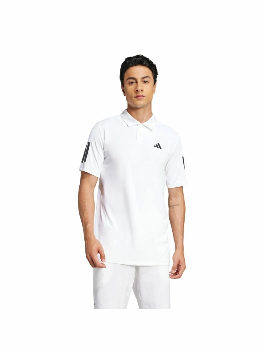 Поло спортивное Club Tennis 3-Stripes Polo Shirt