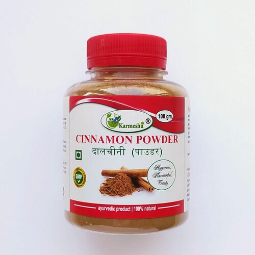 Изображение товара Корица / Синнамон молотая Кармешу ( Cinnamon /Dalchini powder Karmeshu ) 100 гр банка