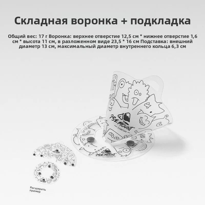 Набор переносной складной посуды