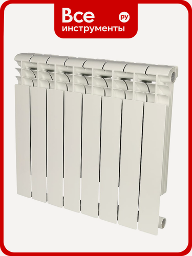 Изображение товара Алюминиевый радиатор ROMMER Profi 500 AL500-80-80-100 8 секций RAL9016 82484