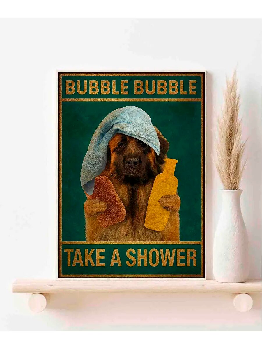 Собака породы Леонбергер, Bubble Bubble Take a Shower, Плак
