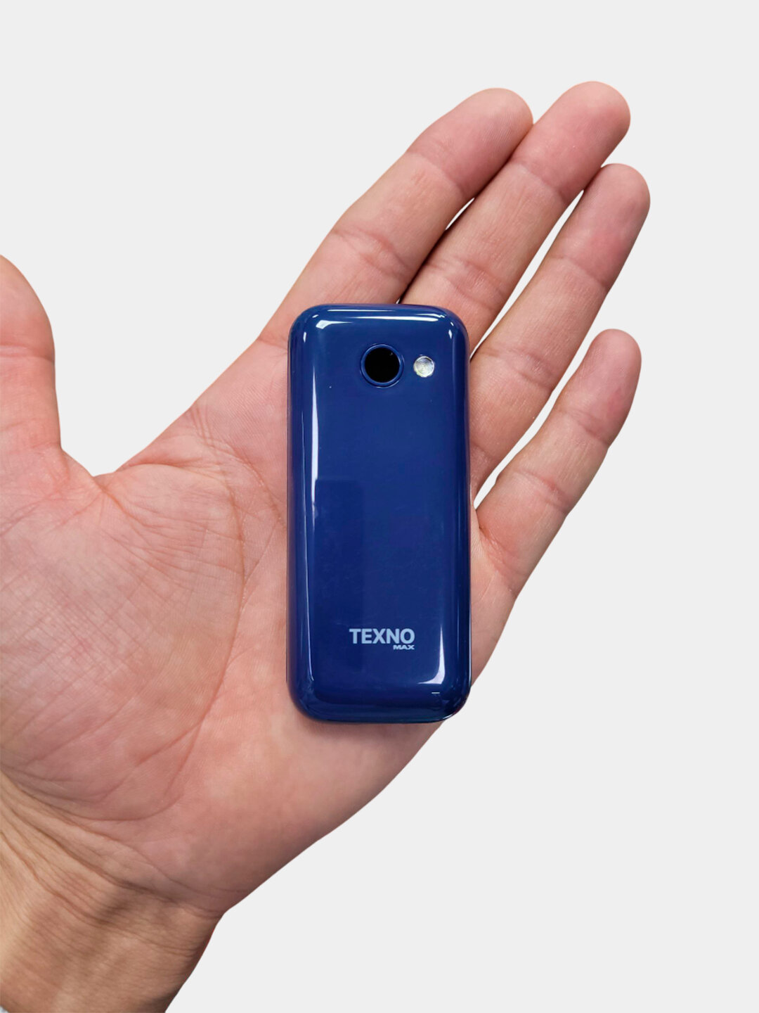 Телефон Texnomax "A1 MINI", кнопочный, классический корпус, 2 SIM, синий — фото 1