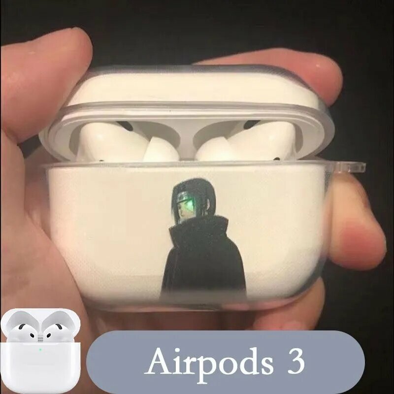 Силиконовый чехол для AirPods 3 поколения Учиха Какаши из Наруто