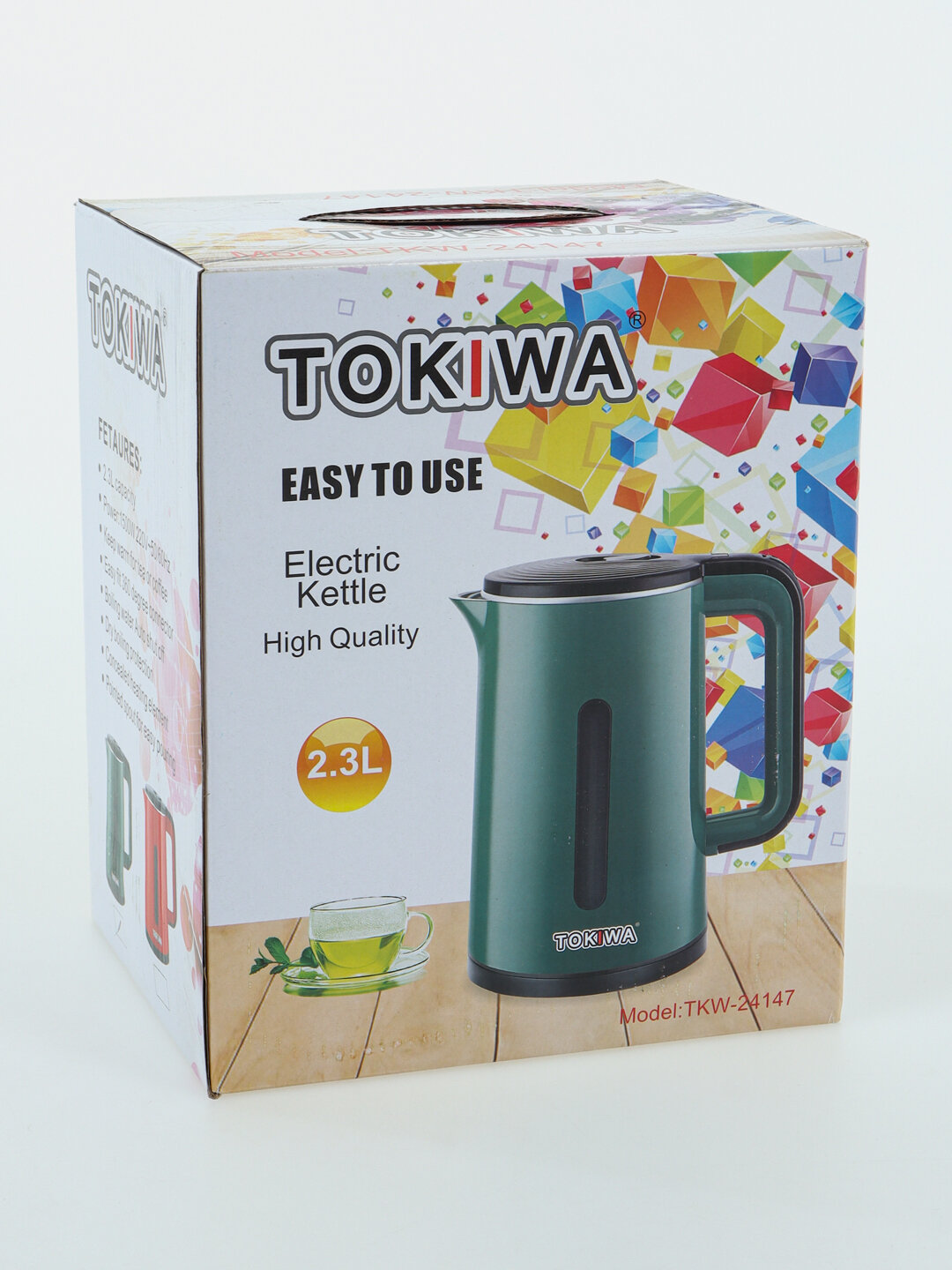 Электрочайник Starlux, 2-2,5 литра - Зеленый — фото 1