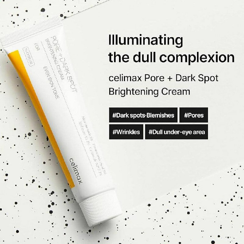 Осветляющий крем для лица celimax Pore + Dark Spot с ниацинамидом 5% против пигментации и тусклости