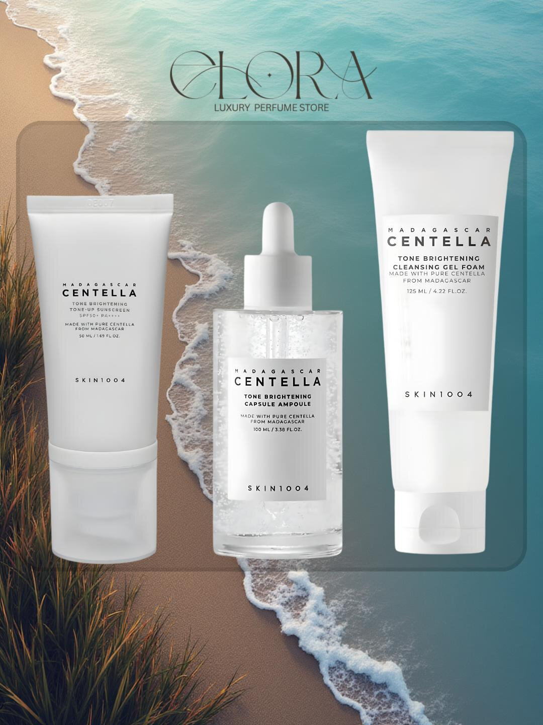 Набор для ухода за лицом SKIN1004 Madagascar Centella Tone Brightening (3 продукта)