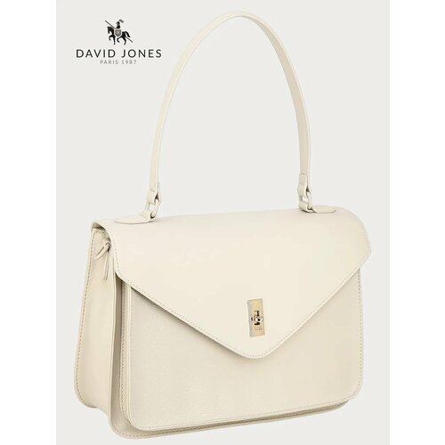 Сумка хобо DAVID JONES, молочный