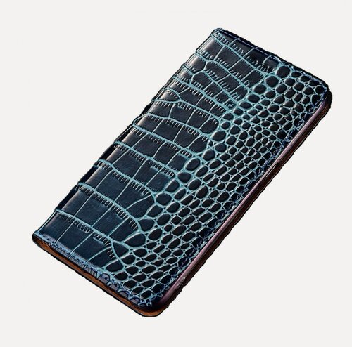 Изображение товара Чехол-книжка MyPads Premium для Samsung Galaxy S21 из натуральной кожи теленка с рельефной фактурой