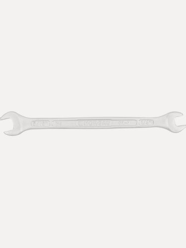 Изображение товара Гаечный ключ дюймовый рожковый NORGAU Industrial двусторонний, 1/4x5/16, HРM High precision machining
