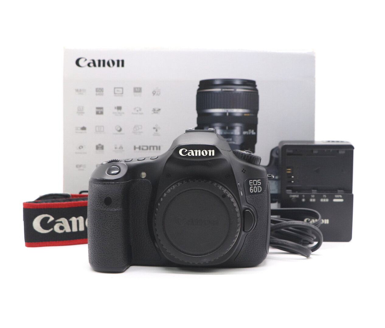 Canon EOS 60D body в упаковке (пробег 23070 кадров)