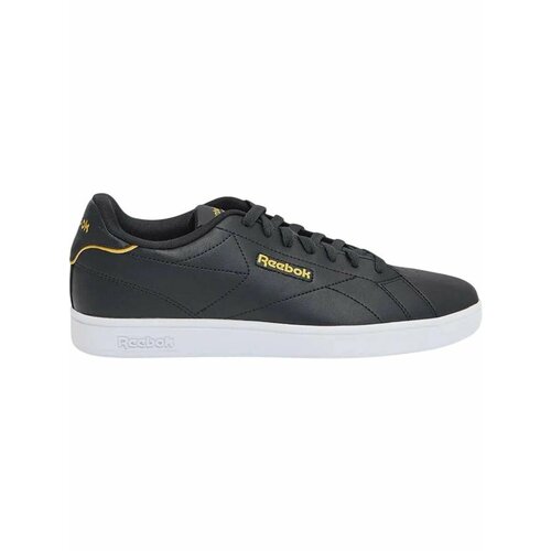 фото Кеды reebok court clean, полнота f, размер 8,5 us, черный/белый/желтый