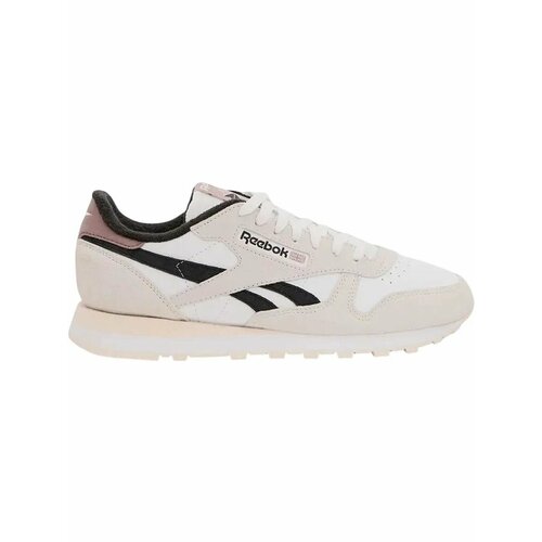фото Кроссовки reebok classic leather, полнота f (eu)/ на среднюю стопу, размер 8 us, бежевый