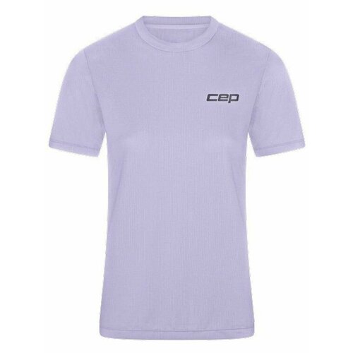 фото Футболка спортивная cep core run shirt, short sleeve, размер m, фиолетовый