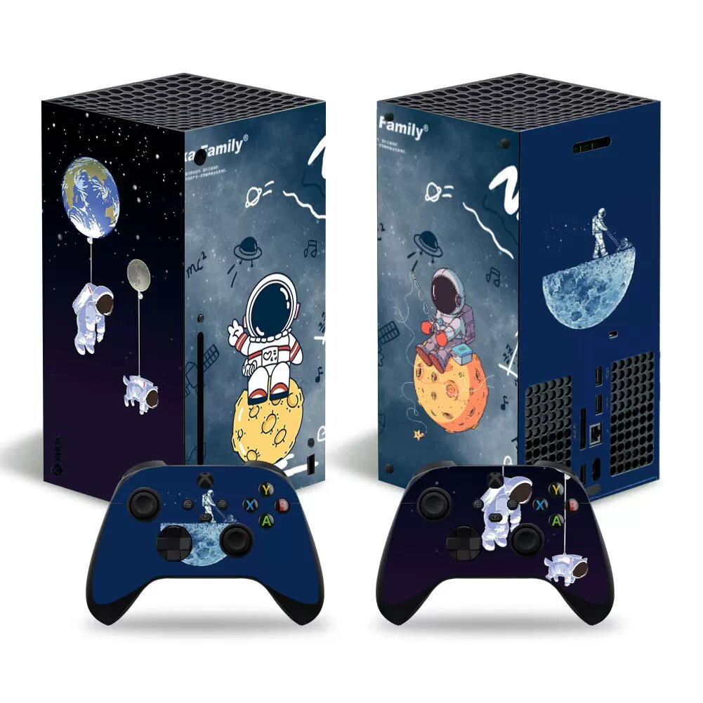 Персонализированная наклейка для Xbox Series X, дизайн 9091, модный рисунок-декаль для игровой консоли