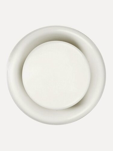 Изображение товара Анемостат Event А100Ф диаметр 100 мм с фланцем 150 мм для систем вентиляции, надежное решение от российского бренда.