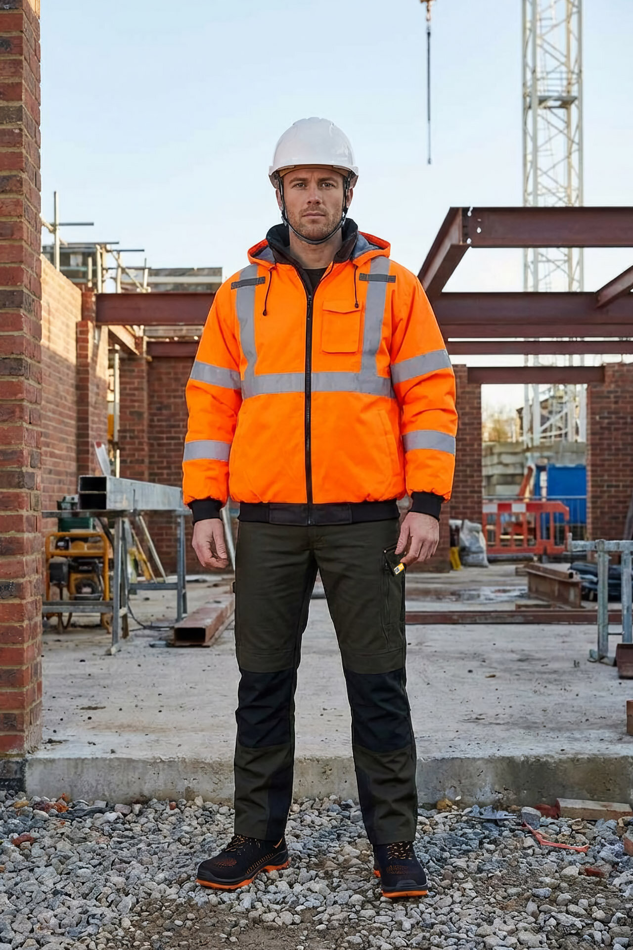 Куртка юнионворквеар Хай-Вис (UNIONWORKWEAR Hi-Vis) Рефлектор рабочая демисезонная