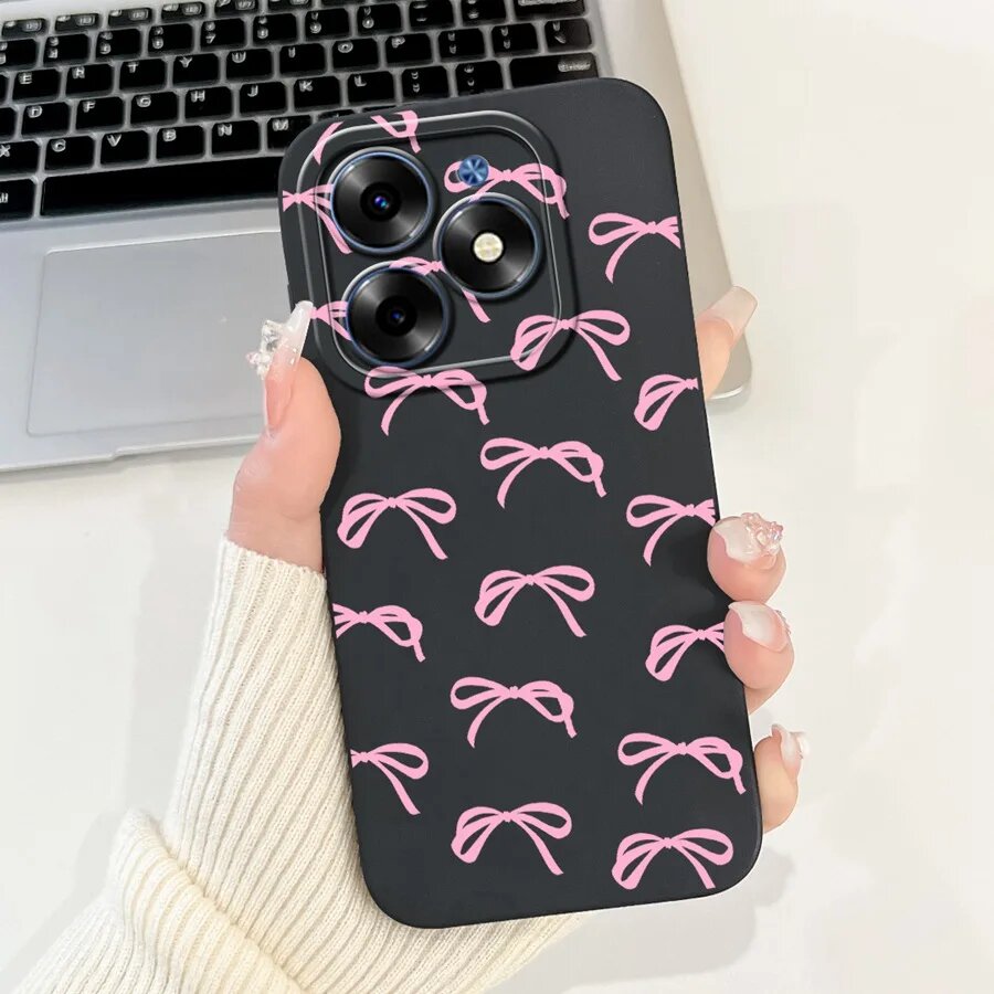Чехол для Tecno Spark go 2024 BG6, чехол Pop 8, модный стильный Розовый, TYhei2155, For Tecno Pop 8