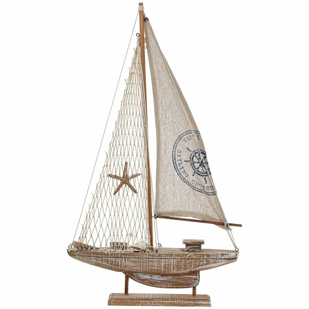 Изделие декоративное "Корабль", L33 W5,5 H55 см
