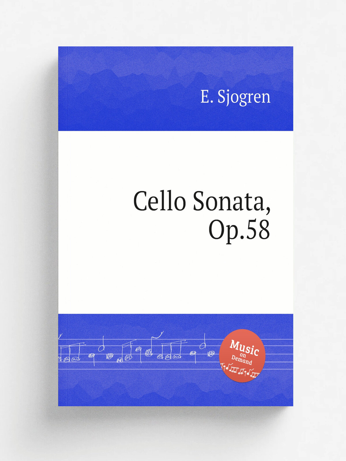 Cello Sonata, Op.58 | E. Sjоgren | Репринт
