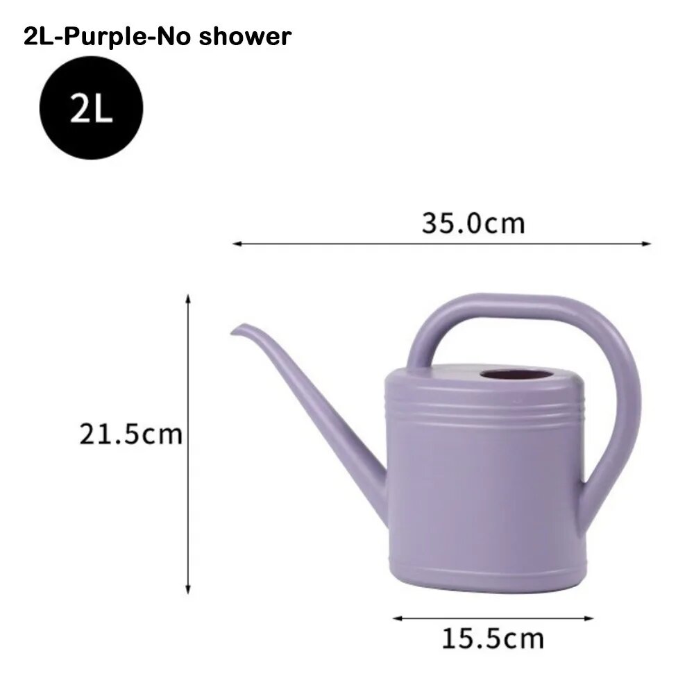 Пластиковая лейка 1л/2л для растений Фиолетовый, 2L-Purple-No shower