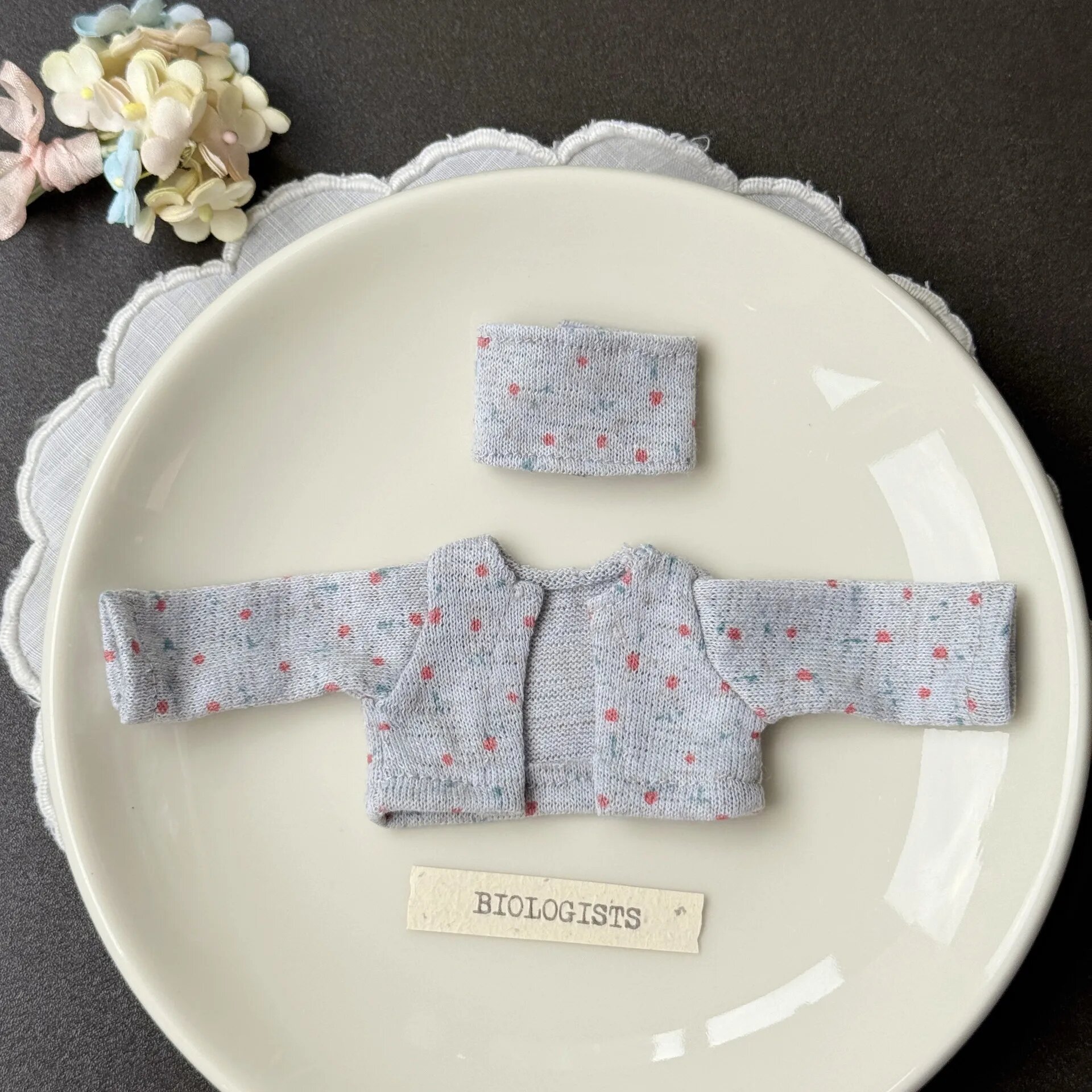 Комплект одежды для куклы Zsiga Long Leg Kitty 1/6 Серый, Gray Top