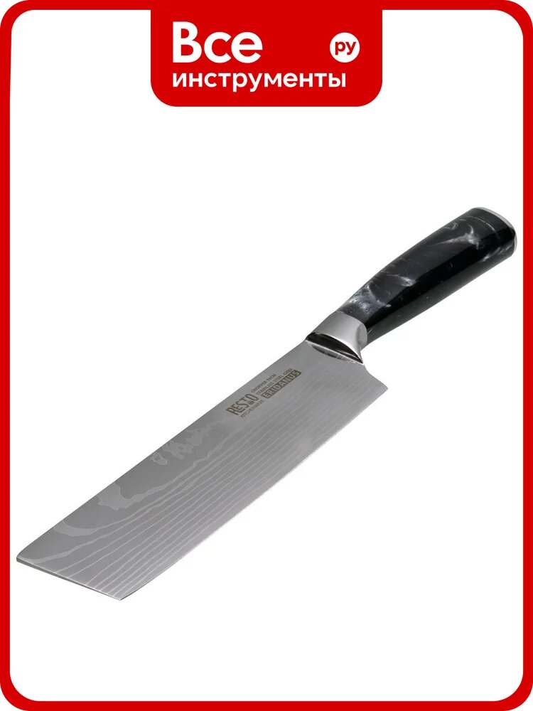 Топорик кухонный Resto 95330, нержавеющая сталь, бакелитовая рукоять, 19см