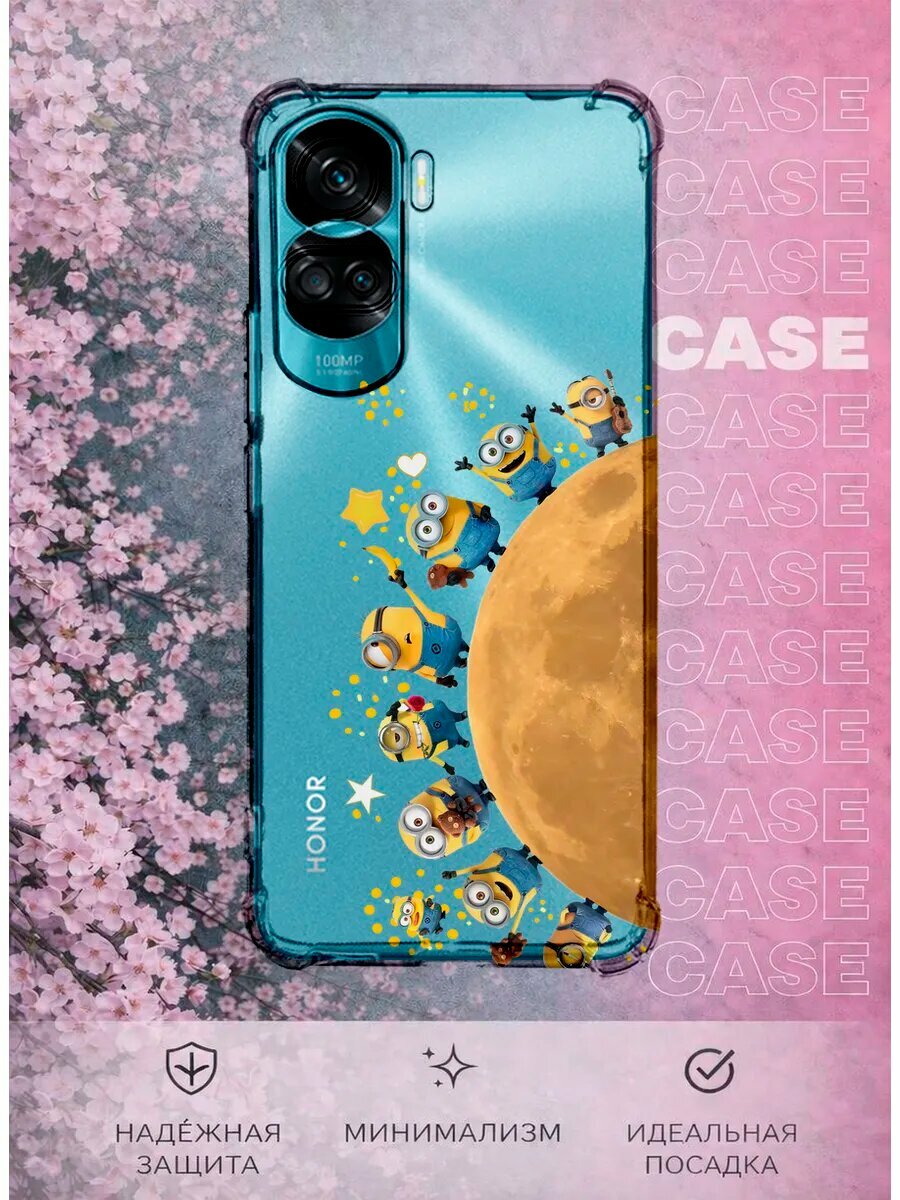 Чехол на Honor 90 Lite с принтом Миньоны Гадкий я