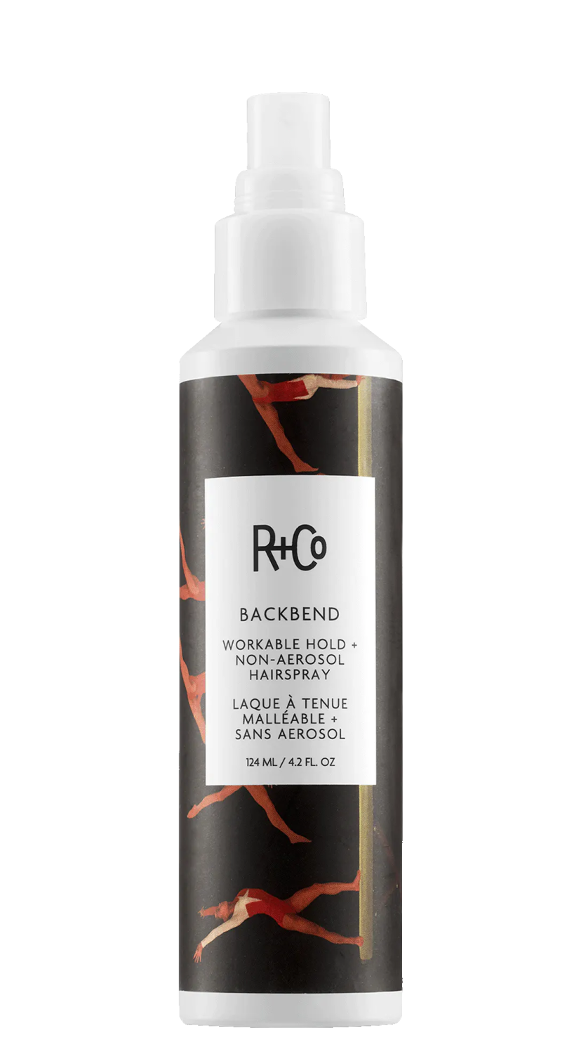 R+Co BACKBEND Workable Hold+Non Aerosol Hairspray 124ml Моделирующий спрей-мист для укладки быстрой фиксации «Изгиб», R1PSWRK01A1, R+Co