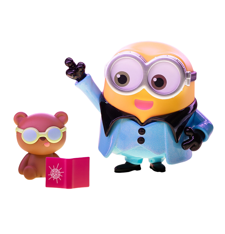 Pop Mart Minions World Tour сонные мечты танцы на дискотеке, оригинальная коллекционная фигурка