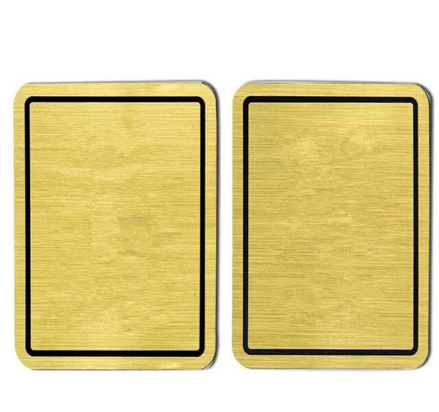 Двухцветная пластина для лазерной гравировки ABS 2 шт. Желтый, 200x240x1.3mm 2pcs