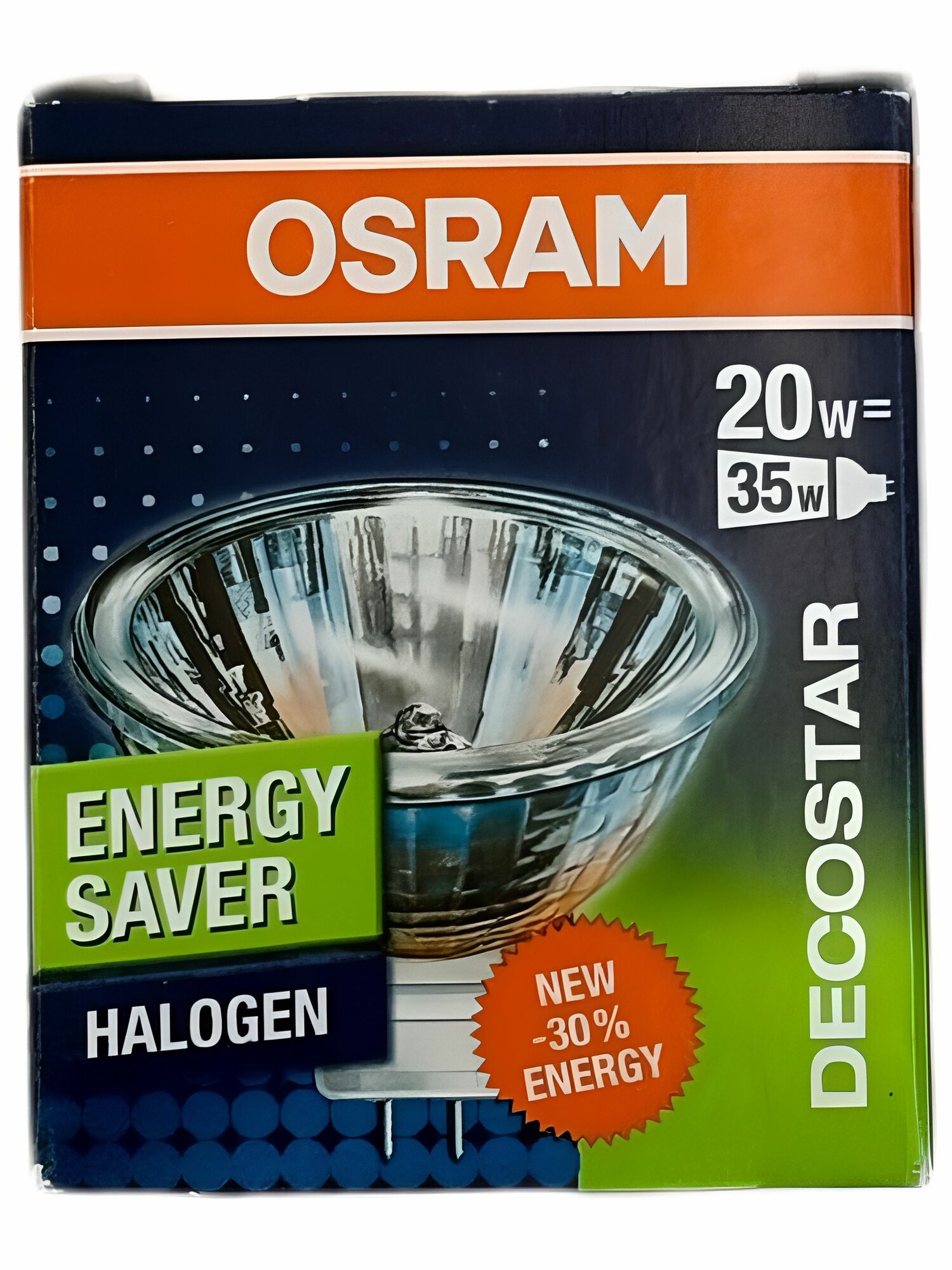 Лампа Osram 48860 VWFL 12V 20W 35W GU5,3 Halostar 60 градусов. Германия.