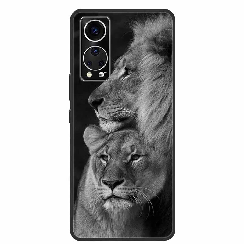 Чехол для ZTE Axon 30 5G Animal Luxury Силиконовый ТПУ Мягкая задняя крышка для телефона ZTE Axon 42
