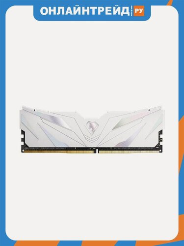 Изображение товара Оперативная память Netac Shadow DDR4 II 8GB 3200MHz PC25600 CL16, White с радиатором (NTSWD4P32SP-08W)