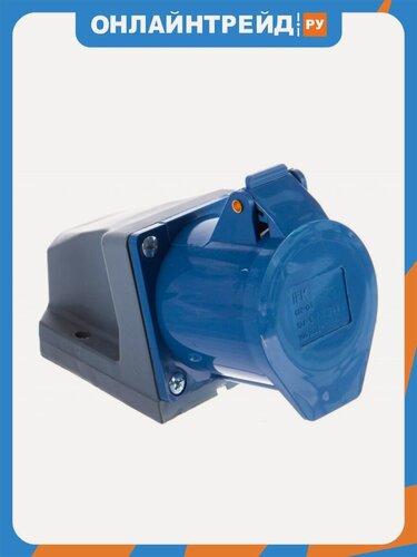 Изображение товара Розетка Iek ОП 32А 220В 2P+PЕ ССИ-123 IP44, PSR11-032-3