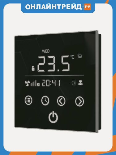 Изображение товара Терморегулятор Varmann Vartronic с сенсорным дисплеем, черный, 703201 (24В)