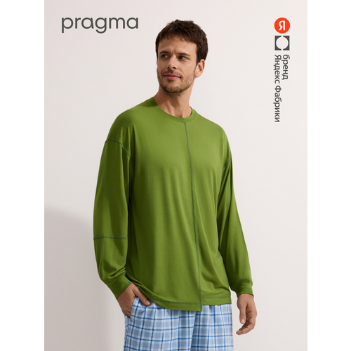 фото Лонгслив pragma, размер l-xl, зеленый