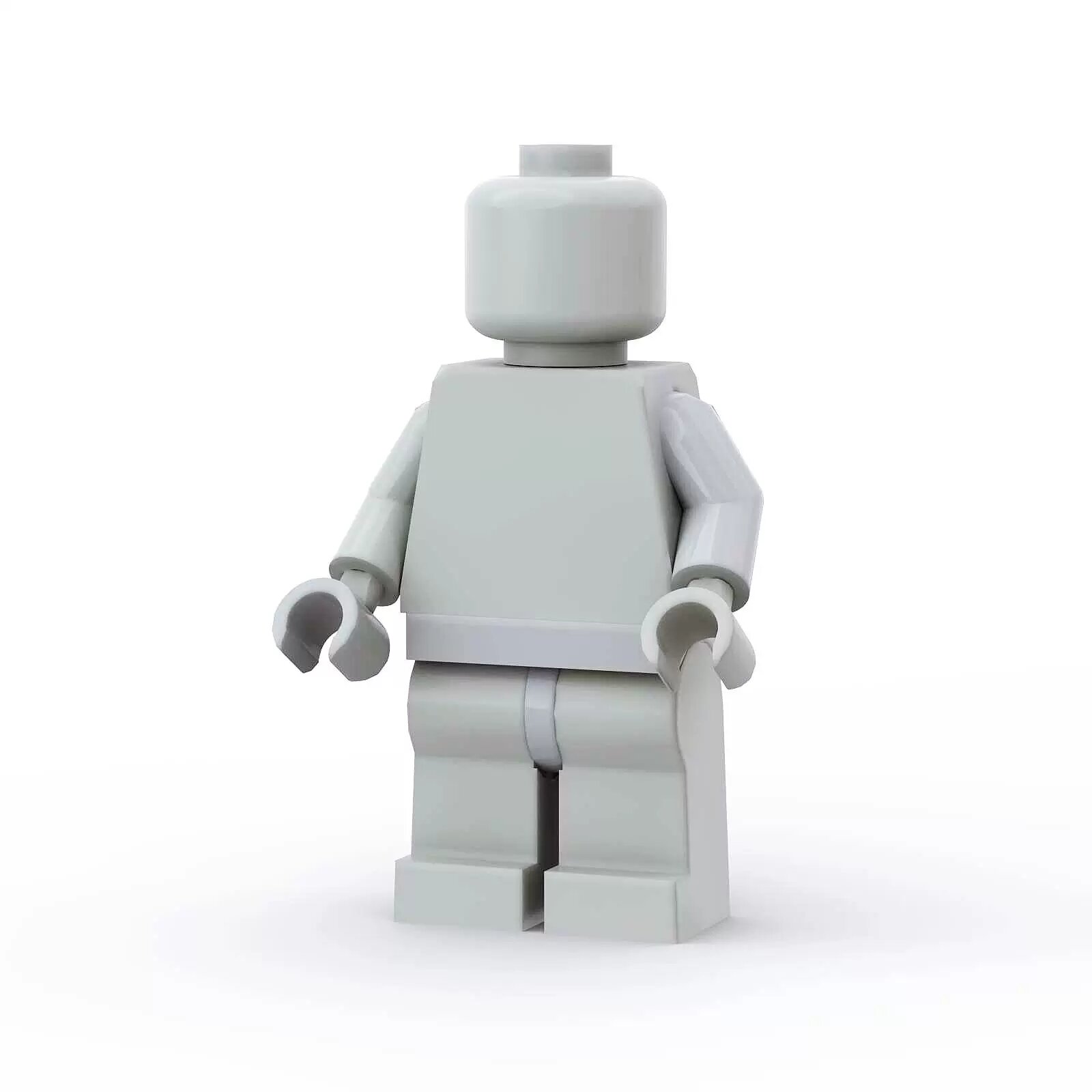 LEGO Classic Минифигурка светло-серого цвета для конструкторов серия 2023