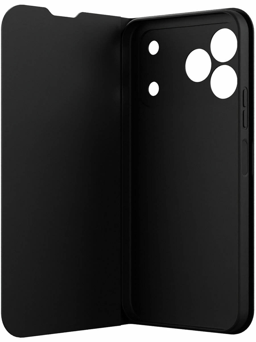 Чехол-книжка Krutoff Magnet для TECNO Spark 50 4G Чёрный