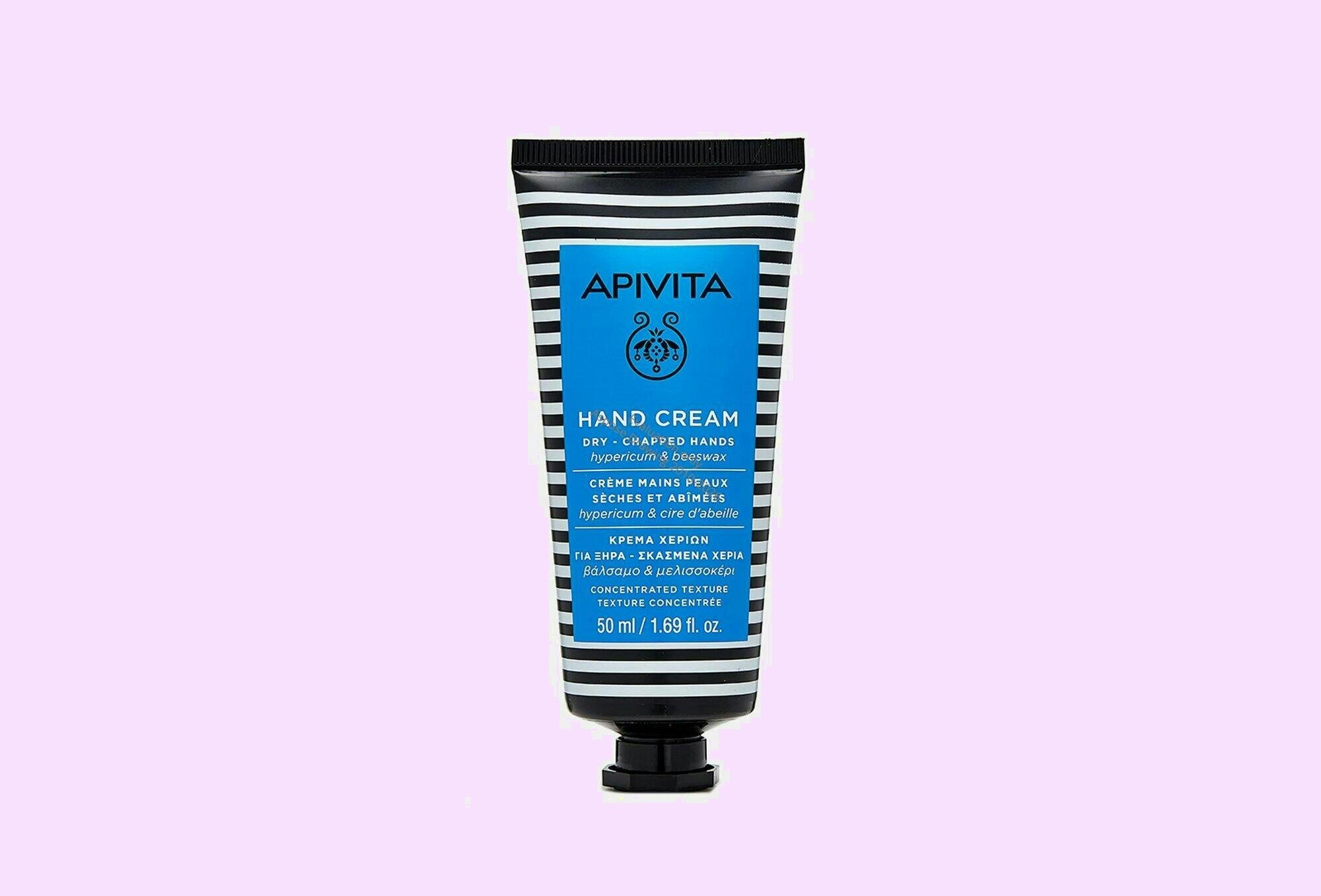 Крем для рук Apivita DRY-CHAPPED, увлажняющий, натуральный, 50мл