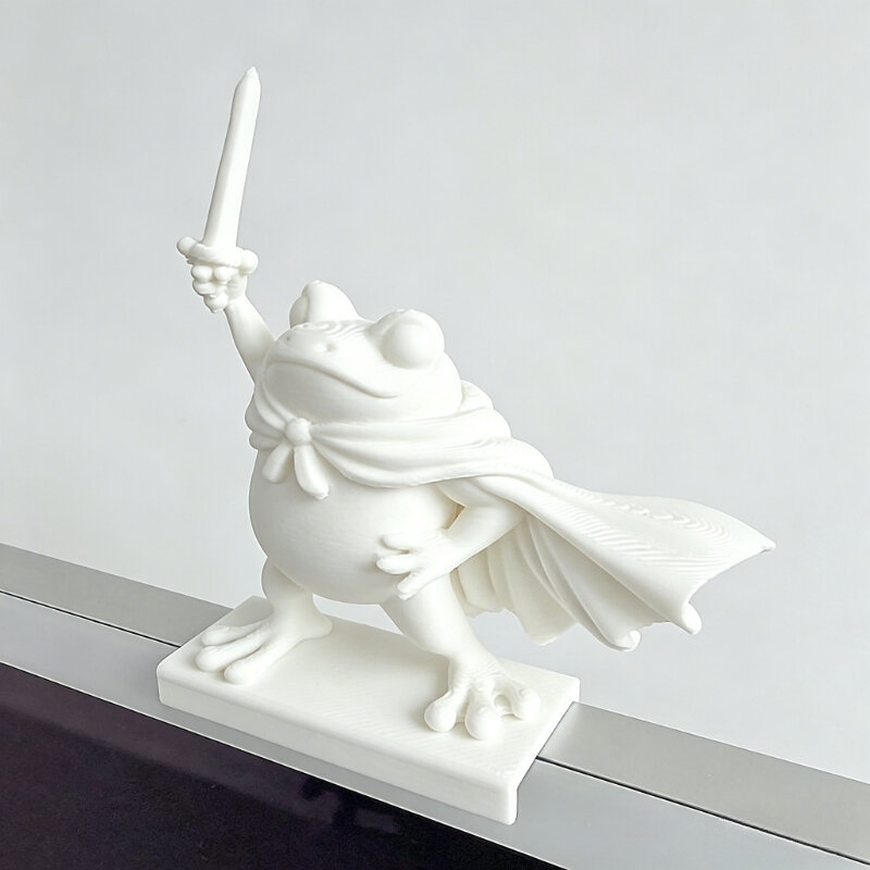 Декоративная фигурка лягушки на монитор 3D-печати, Тип B, 1 шт.