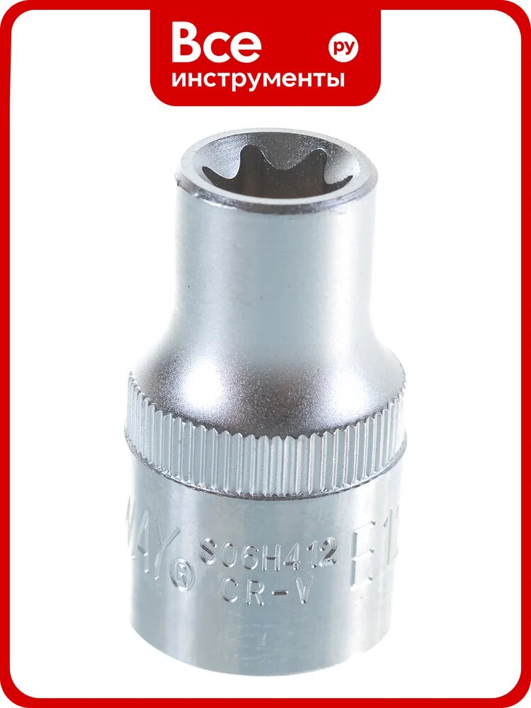 Головка торцевая 1/2"DR, Е12 Jonnesway S06H412