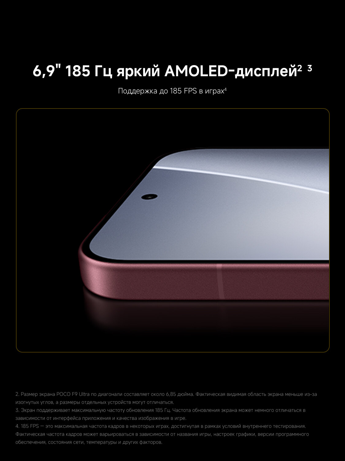 Смартфон POCO F9 Ultra Black 12GB RAM 256GB ROM, Черный, AMOLED — фото 1