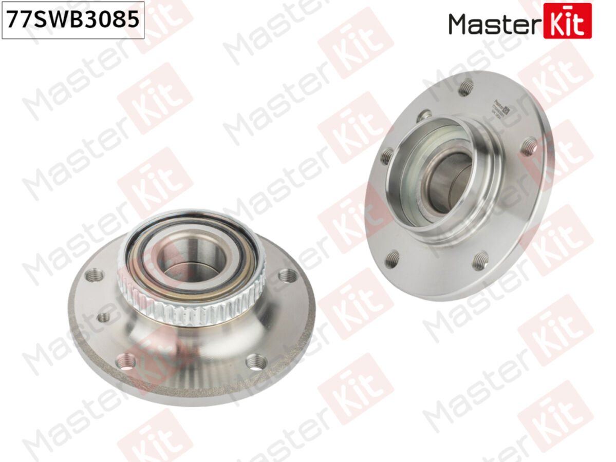Ступица в сборе с подшипником перед. bmw 3 (e36, e46)/5 (e34)/7 (e32) 1986 - 2005 (MASTERKIT 77SWB3085)