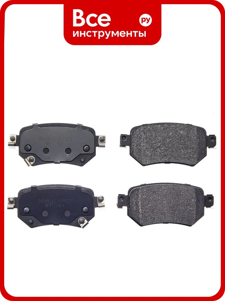 Колодки тормозные дисковые DFP1709 Double Force 1739438