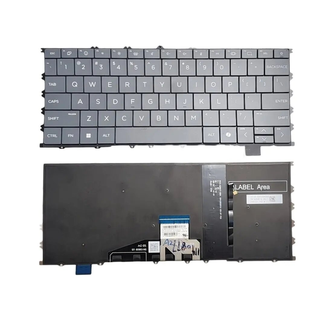 Оригинальная клавиатура HP OmniBook X Flip 14-FK AI черного цвета