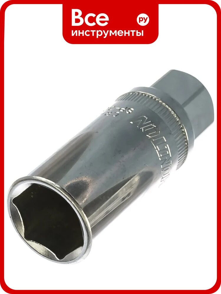 Головка торцевая свечная 6-гранная 3/8" HONITON, 18 мм SP-E3018 В0000000170493