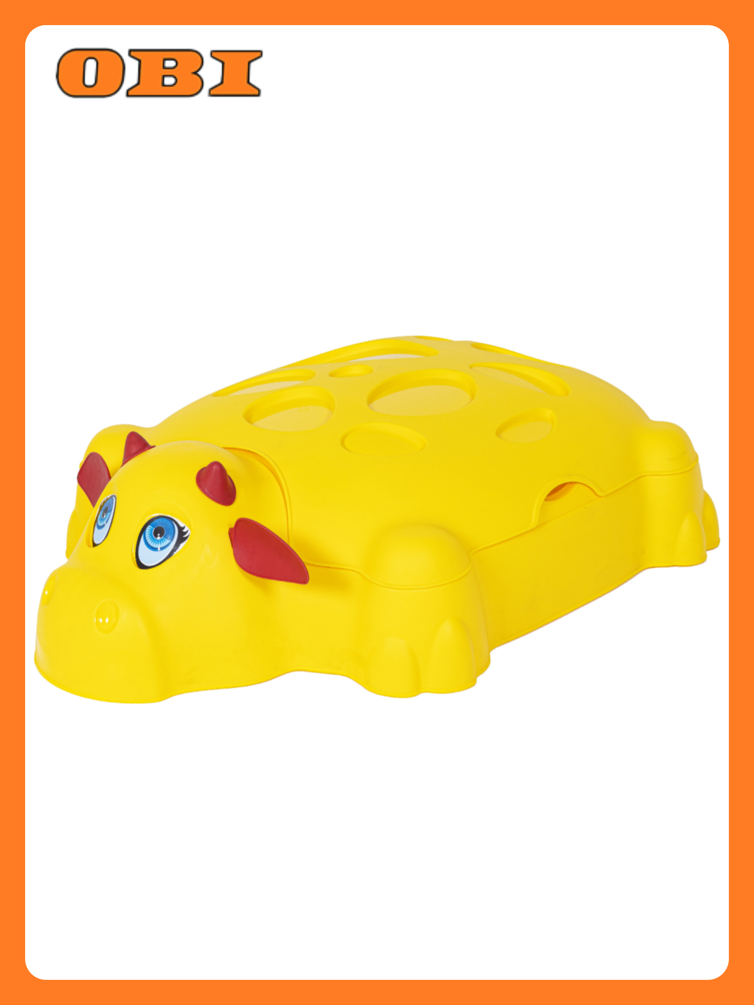 Детская песочница Helex Корова 116х83х30 см желтый