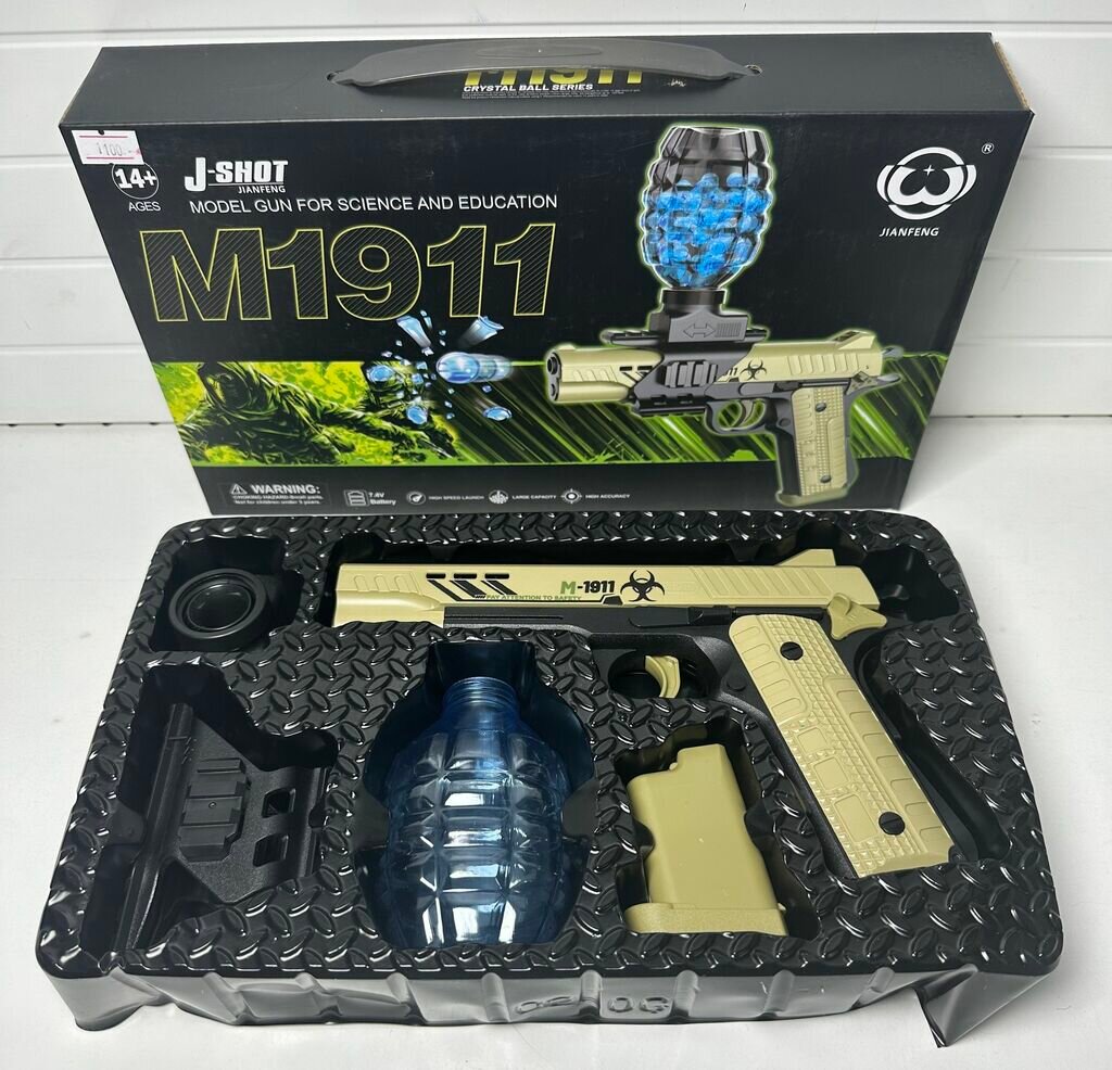 Игрушечный пистолет-бластер J-SHOT Jianfeng M1911, для детей от 14 лет